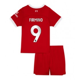 Baby Fußballbekleidung Liverpool Roberto Firmino #9 Heimtrikot 2023-24 Kurzarm (+ kurze hosen)